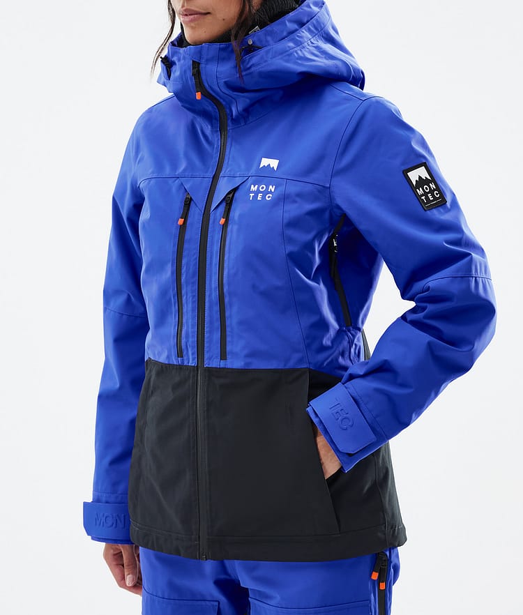 Montec Moss W Snowboardjakke Dame Cobalt Blue/Black, Bilde 8 av 10