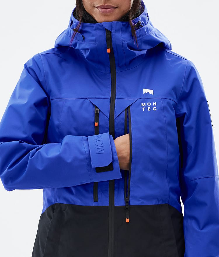 Montec Moss W Snowboardjakke Dame Cobalt Blue/Black, Bilde 9 av 10