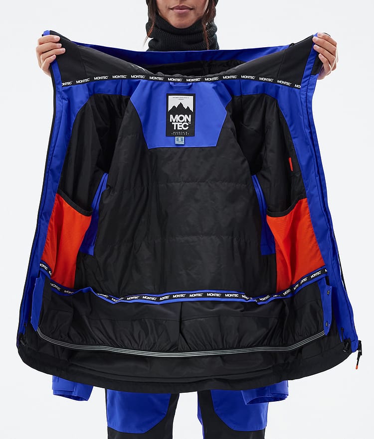 Montec Moss W Snowboardjakke Dame Cobalt Blue/Black, Bilde 10 av 10