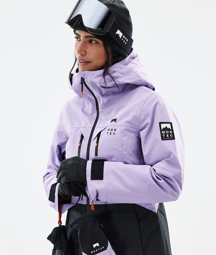 Montec Moss W Snowboardjakke Dame Faded Violet/Black, Bilde 2 av 10