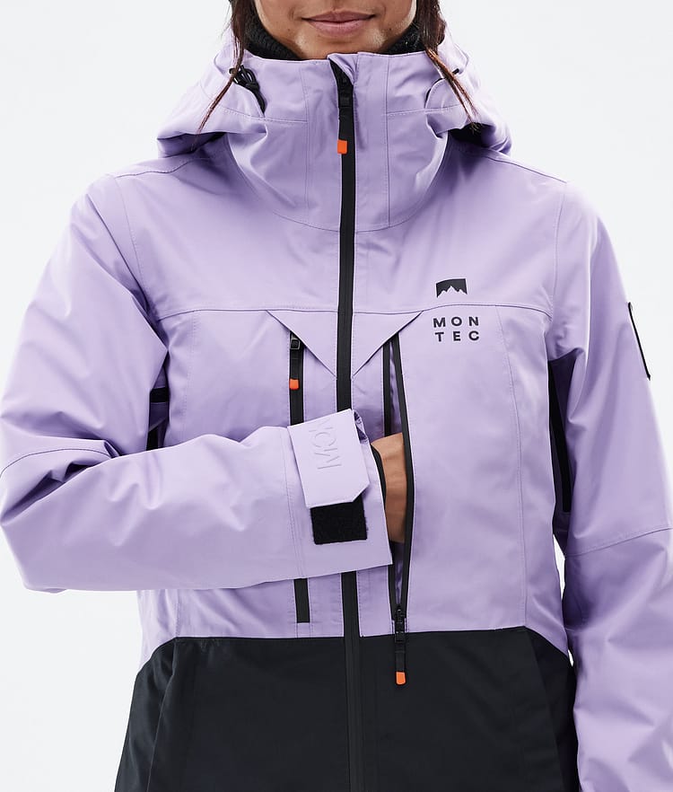 Montec Moss W Snowboardjakke Dame Faded Violet/Black, Bilde 9 av 10