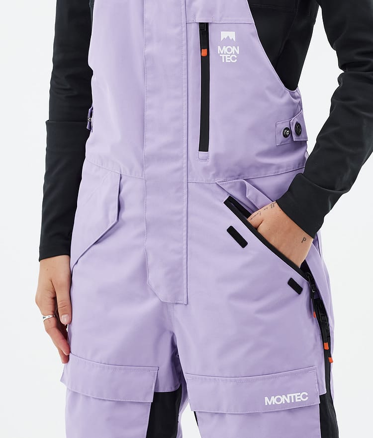 Montec Fawk W Snowboardbukse Dame Faded Violet/Black, Bilde 5 av 7