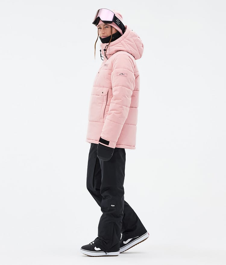 Dope Puffer W Snowboardjakke Dame Soft Pink, Bilde 3 av 8