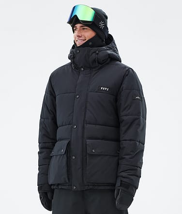 Dope Puffer Full Zip Skijakke Herre Black