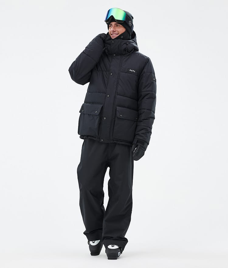 Dope Puffer Full Zip Skijakke Herre Black, Bilde 2 av 9