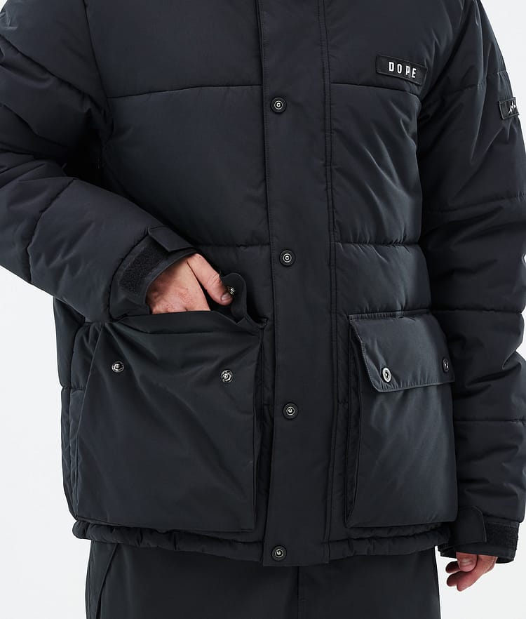 Dope Puffer Full Zip Skijakke Herre Black, Bilde 8 av 9