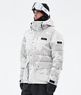 Dope Puffer Full Zip Snowboardjakke Herre Grey Camo, Bilde 1 av 9