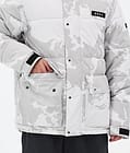 Dope Puffer Full Zip Snowboardjakke Herre Grey Camo, Bilde 8 av 9