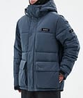 Dope Puffer Full Zip Skijakke Herre Metal Blue, Bilde 7 av 9