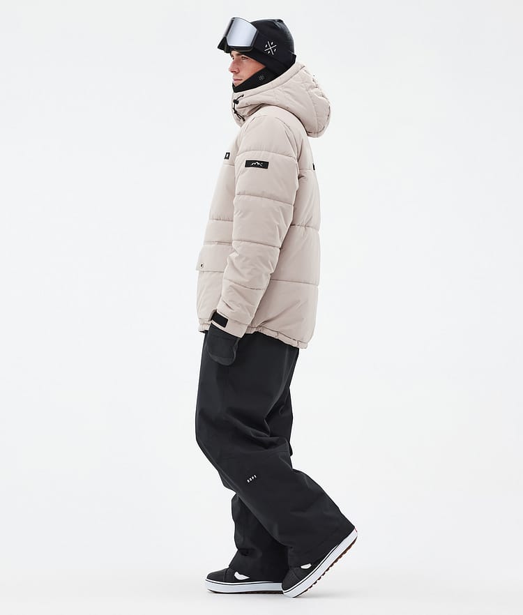 Dope Puffer Full Zip Snowboardjakke Herre Sand, Bilde 3 av 9