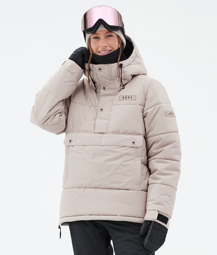 Dope Puffer W Skijakke Dame Sand, Bilde 1 av 8