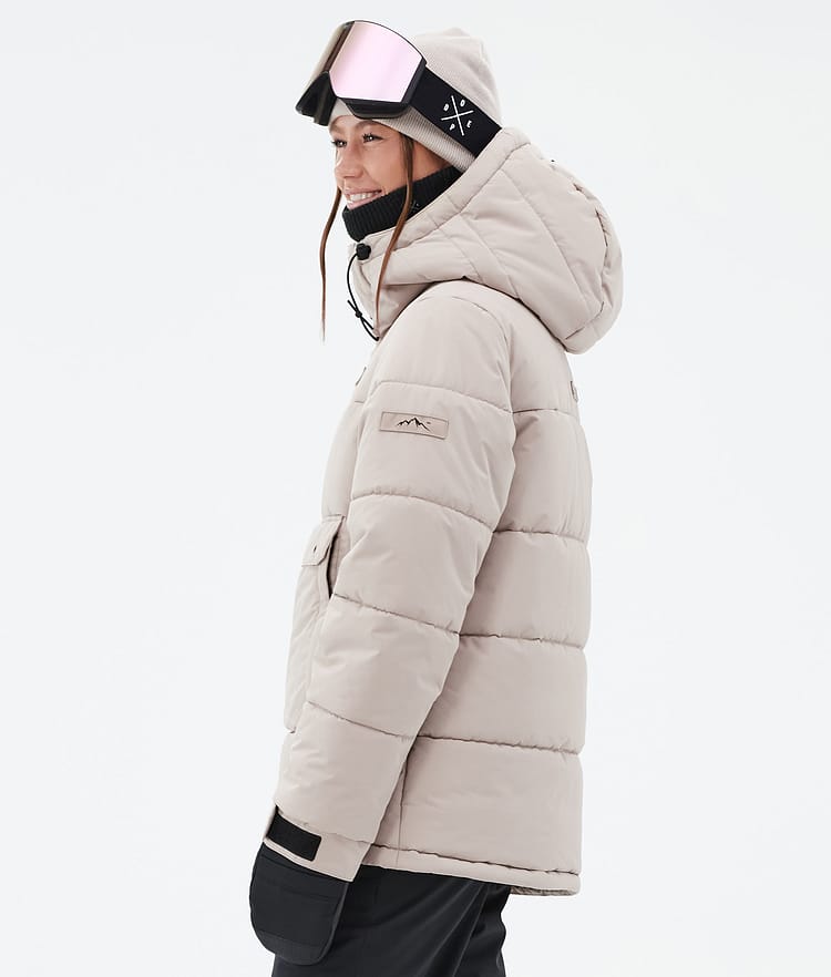 Dope Puffer W Skijakke Dame Sand, Bilde 5 av 8