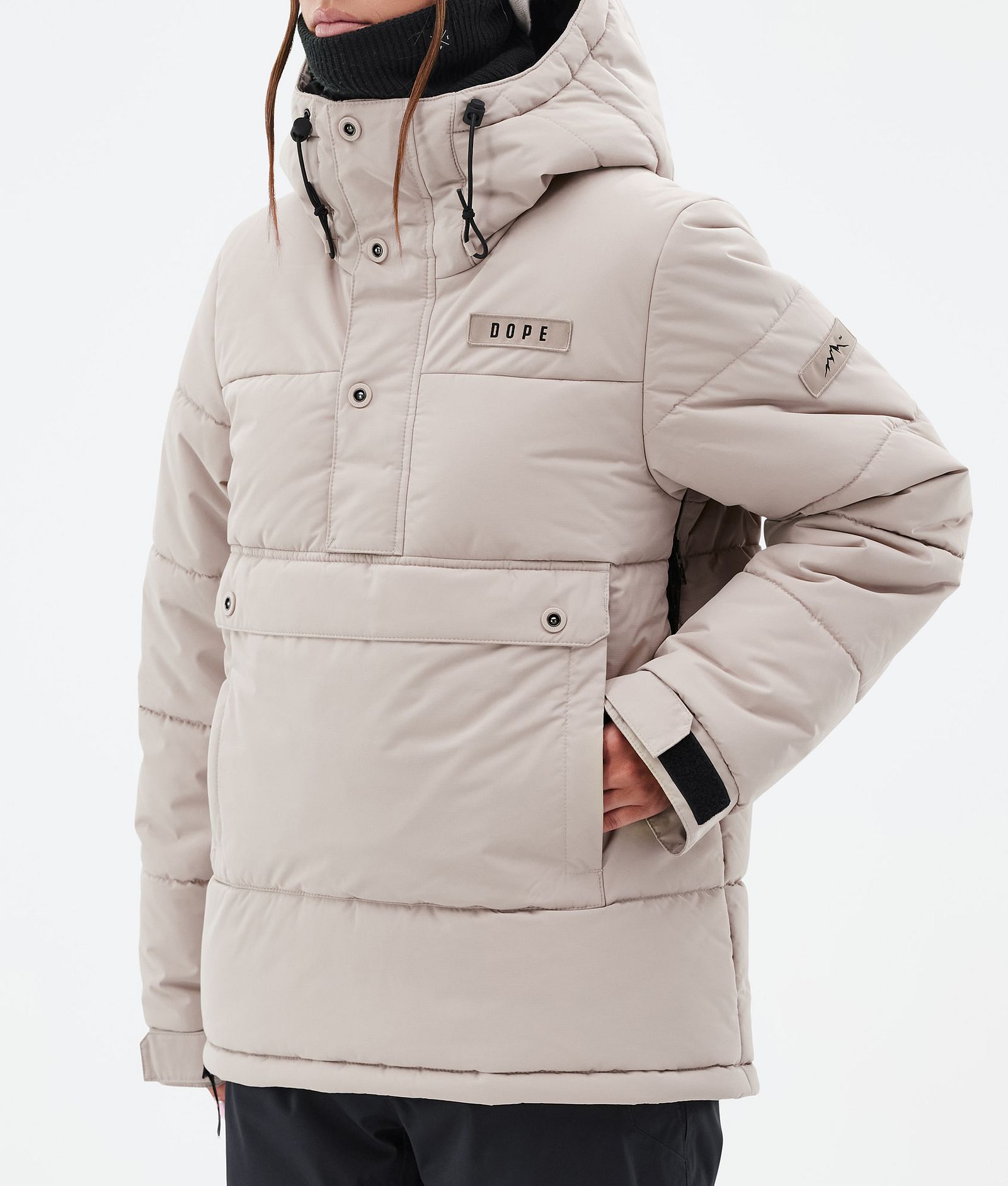 Dope Puffer W Skijakke Dame Sand, Bilde 7 av 8