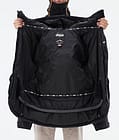 Dope Puffer W Full Zip Skijakke Dame Black, Bilde 9 av 9