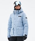 Dope Puffer W Full Zip Skijakke Dame Light Blue, Bilde 1 av 9