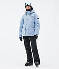 Dope Puffer W Full Zip Skijakke Dame Light Blue, Bilde 2 av 9