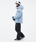 Dope Puffer W Full Zip Snowboardjakke Dame Light Blue, Bilde 3 av 9