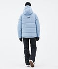 Dope Puffer W Full Zip Snowboardjakke Dame Light Blue, Bilde 4 av 9