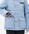 Dope Puffer W Full Zip Snowboardjakke Dame Light Blue, Bilde 8 av 9