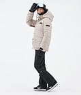 Dope Puffer W Full Zip Snowboardjakke Dame Sand, Bilde 3 av 9