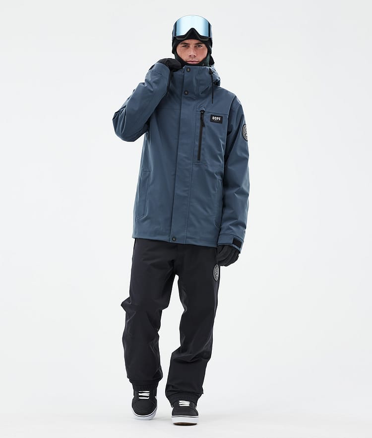 Dope Blizzard Full Zip Snowboardjakke Herre Metal Blue, Bilde 2 av 9