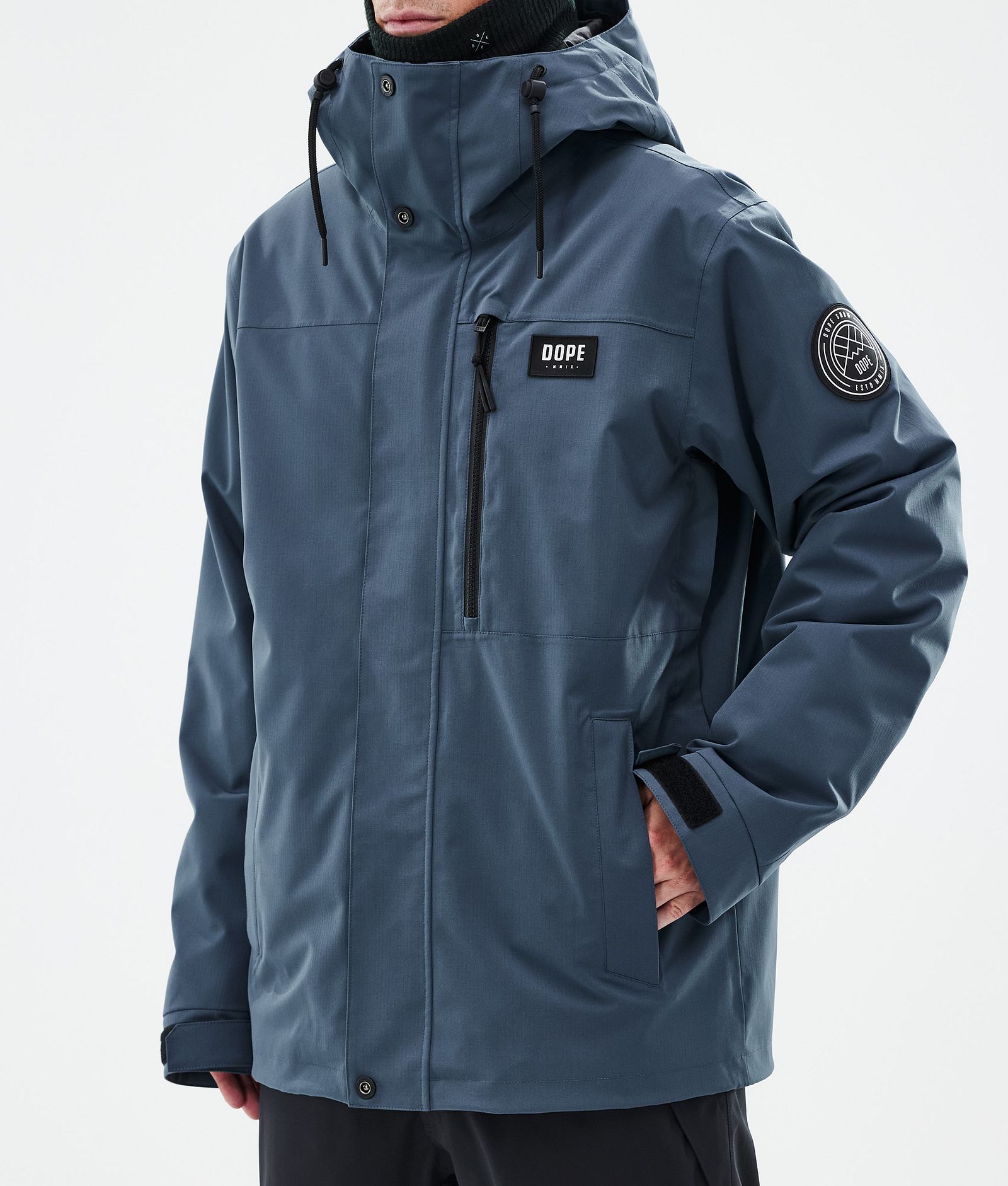 Dope Blizzard Full Zip Snowboardjakke Herre Metal Blue, Bilde 7 av 9