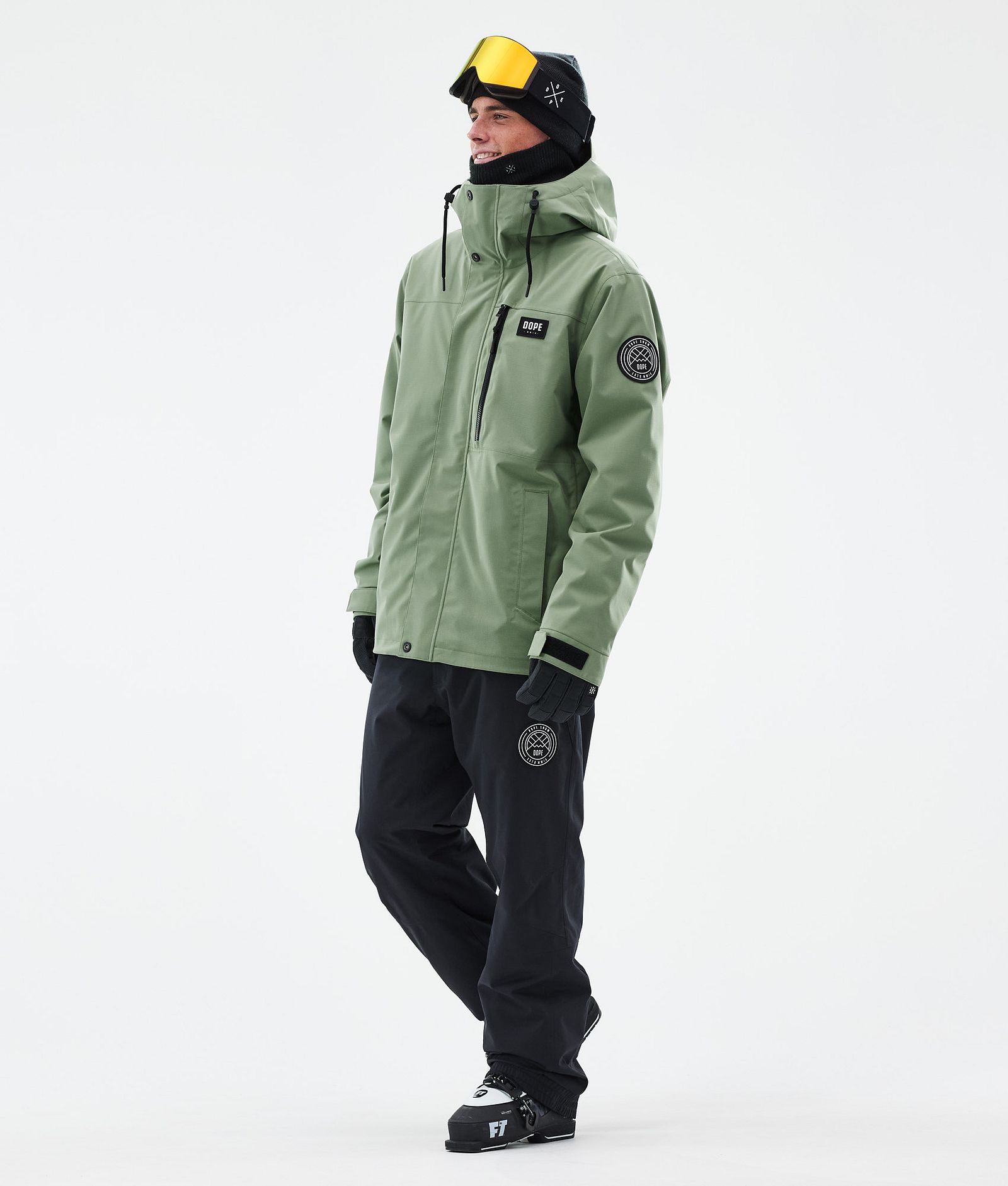 Dope Blizzard Full Zip Skijakke Herre Moss Green, Bilde 2 av 9