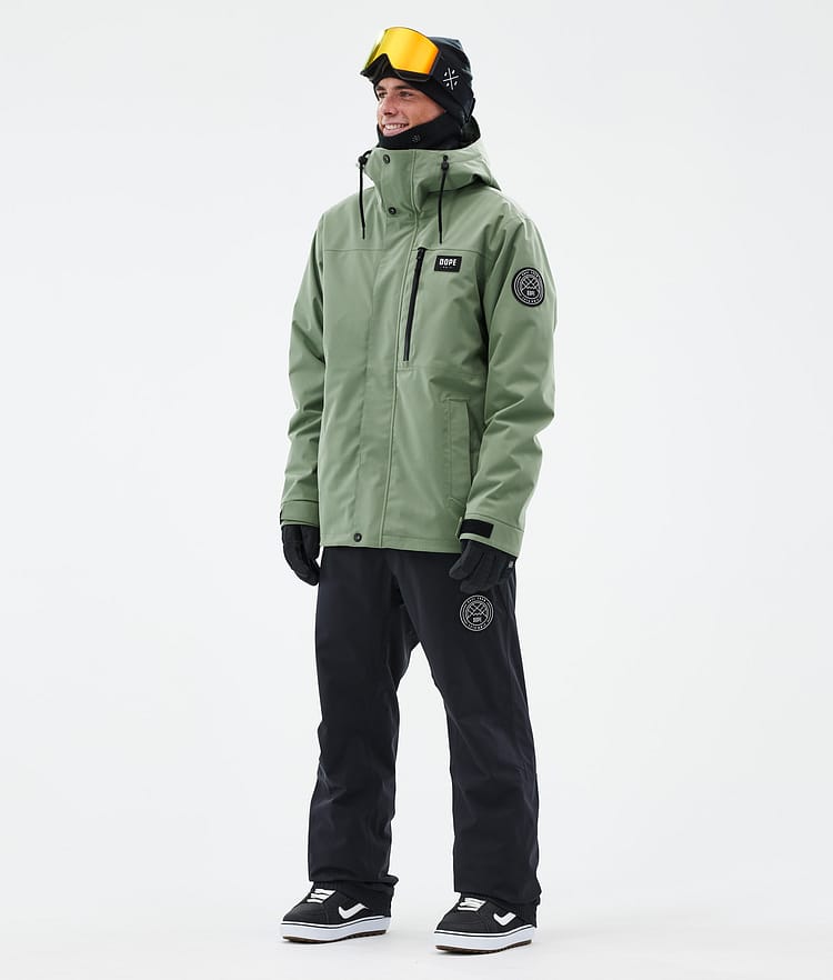 Dope Blizzard Full Zip Snowboardjakke Herre Moss Green, Bilde 2 av 9