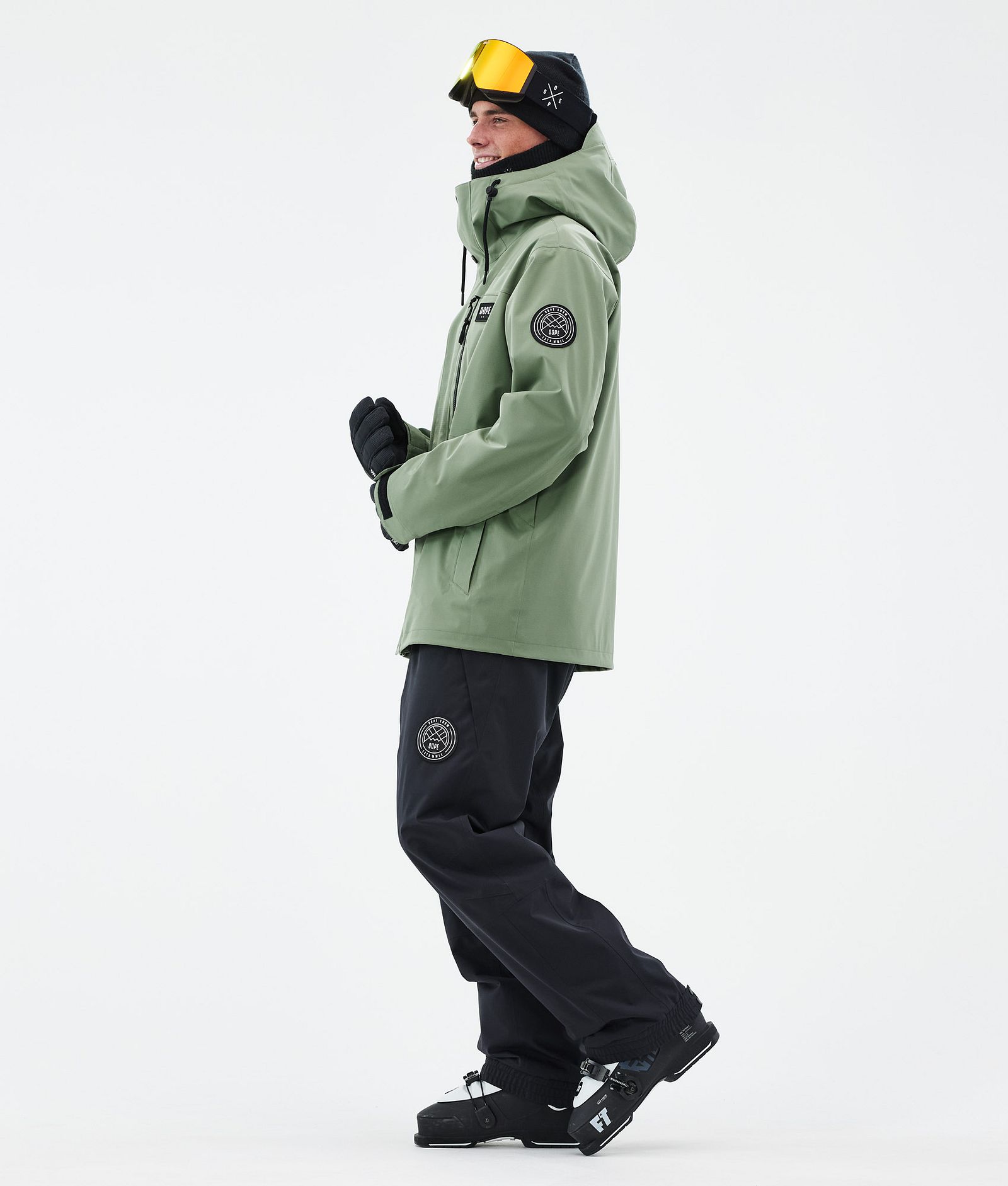 Dope Blizzard Full Zip Skijakke Herre Moss Green, Bilde 3 av 9