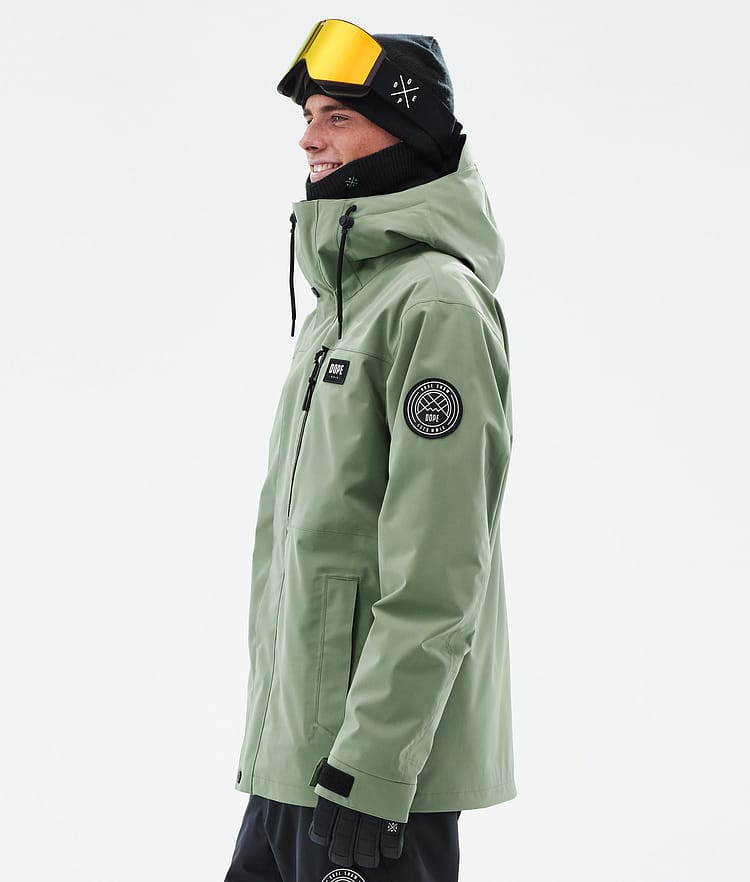 Dope Blizzard Full Zip Snowboardjakke Herre Moss Green, Bilde 5 av 9