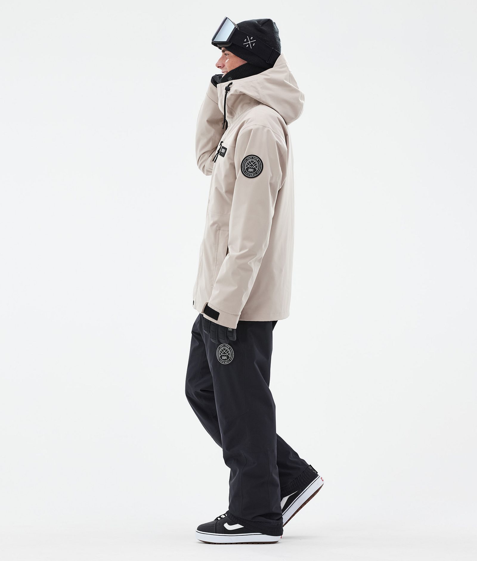 Dope Blizzard Full Zip Snowboardjakke Herre Sand, Bilde 3 av 9