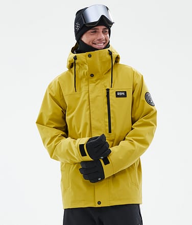 Dope Blizzard Full Zip Skijakke Herre Yellow