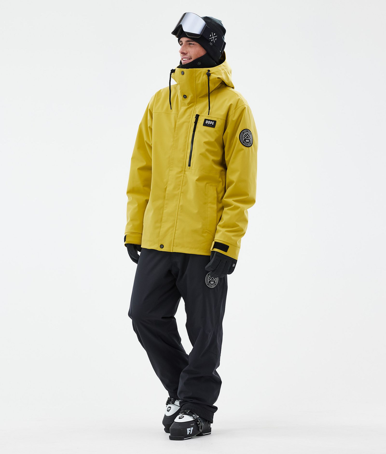 Dope Blizzard Full Zip Skijakke Herre Yellow, Bilde 2 av 9