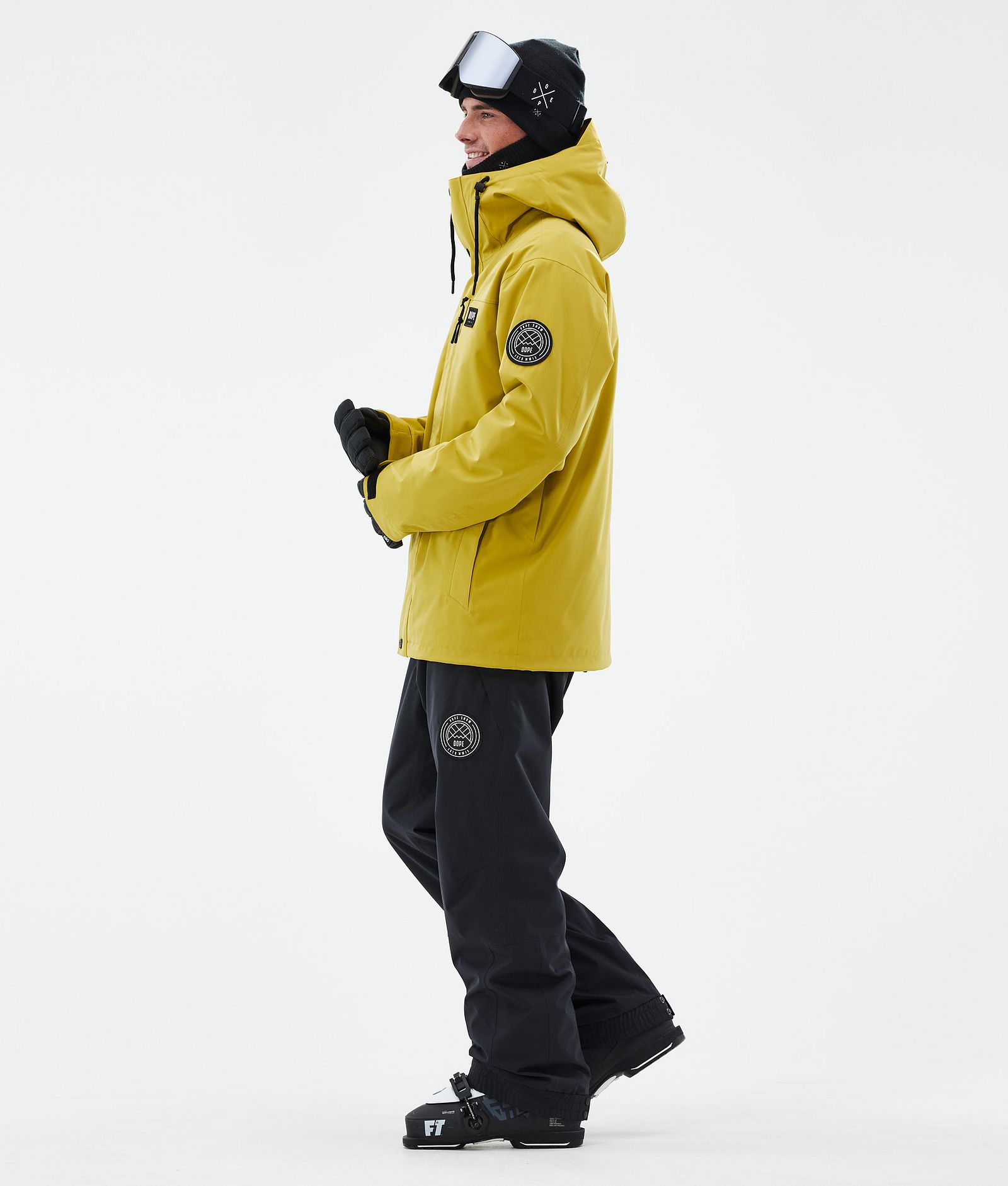 Dope Blizzard Full Zip Skijakke Herre Yellow, Bilde 3 av 9