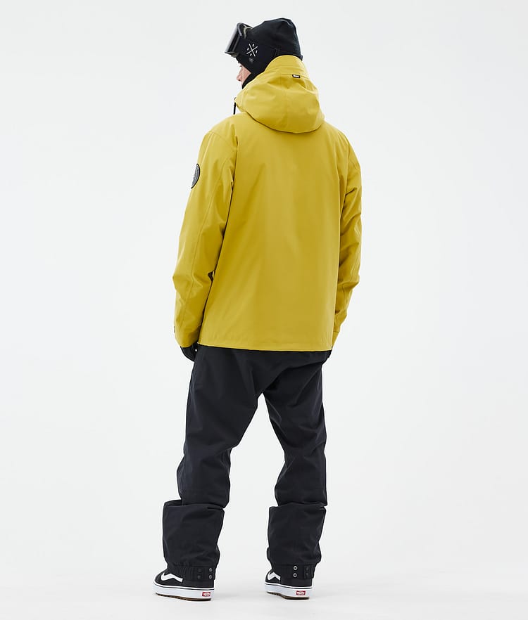 Dope Blizzard Full Zip Snowboardjakke Herre Yellow, Bilde 4 av 9