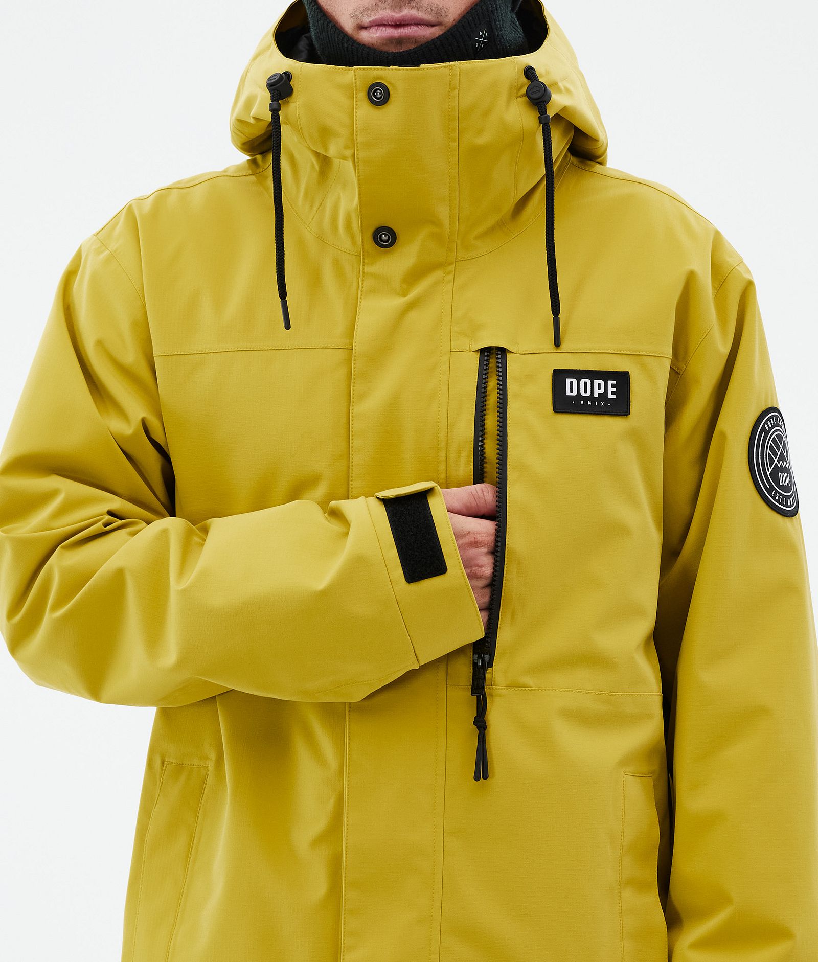 Dope Blizzard Full Zip Snowboardjakke Herre Yellow, Bilde 8 av 9