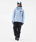 Dope Blizzard W Full Zip Skijakke Dame Light Blue, Bilde 2 av 9