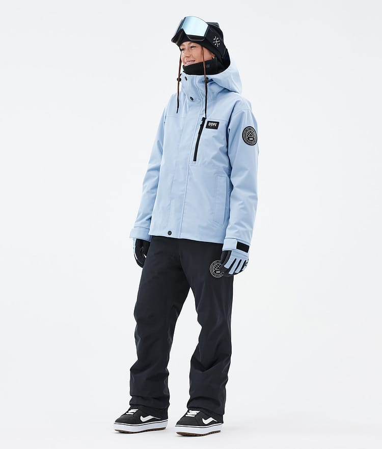 Dope Blizzard W Full Zip Snowboardjakke Dame Light Blue, Bilde 2 av 9