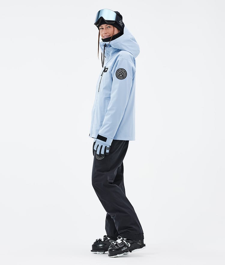 Dope Blizzard W Full Zip Skijakke Dame Light Blue, Bilde 3 av 9