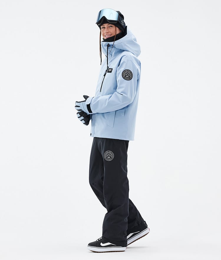 Dope Blizzard W Full Zip Snowboardjakke Dame Light Blue, Bilde 3 av 9