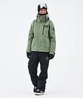 Dope Blizzard W Full Zip Snowboardjakke Dame Moss Green, Bilde 2 av 9