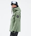 Dope Blizzard W Full Zip Skijakke Dame Moss Green, Bilde 5 av 9