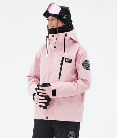 Dope Blizzard W Full Zip Skijakke Dame Soft Pink