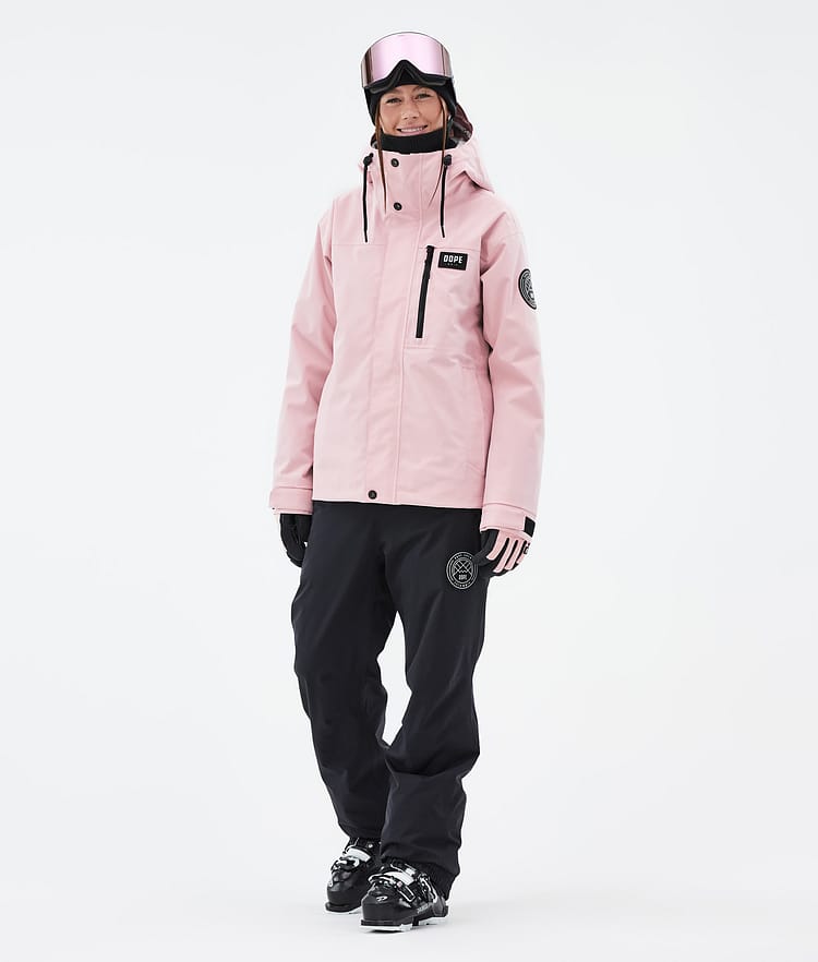 Dope Blizzard W Full Zip Skijakke Dame Soft Pink, Bilde 2 av 9