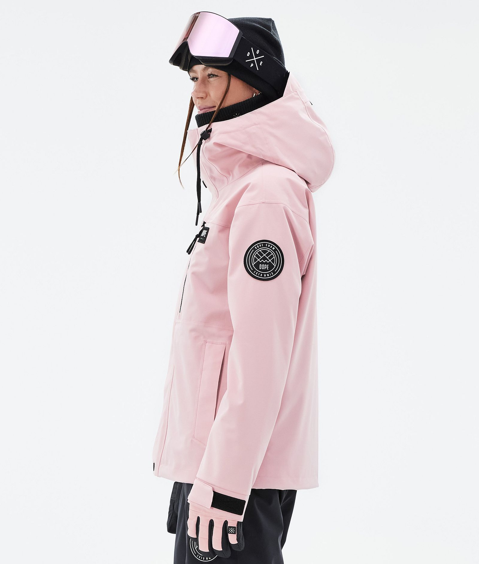 Dope Blizzard W Full Zip Skijakke Dame Soft Pink, Bilde 5 av 9