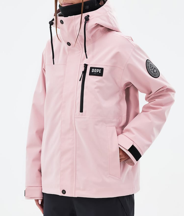 Dope Blizzard W Full Zip Skijakke Dame Soft Pink, Bilde 7 av 9