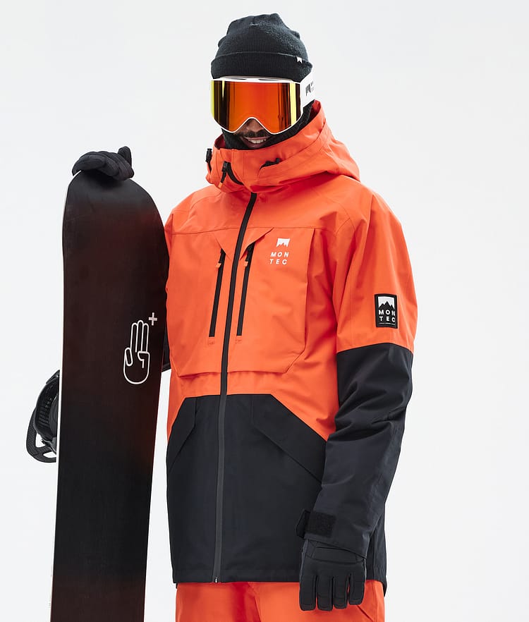 Montec Arch Snowboardjakke Herre Orange/Black, Bilde 1 av 10