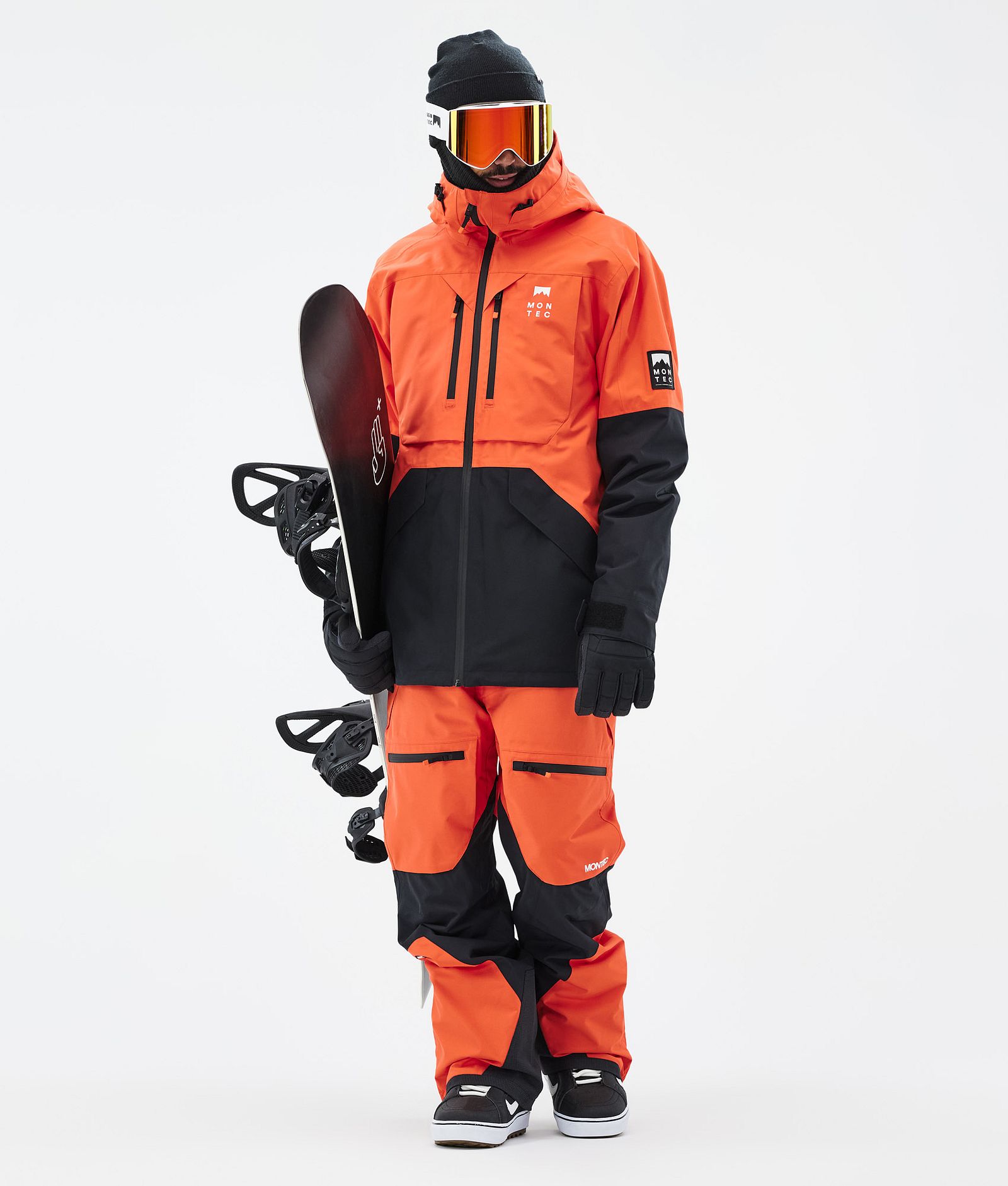 Montec Arch Snowboardjakke Herre Orange/Black, Bilde 3 av 10