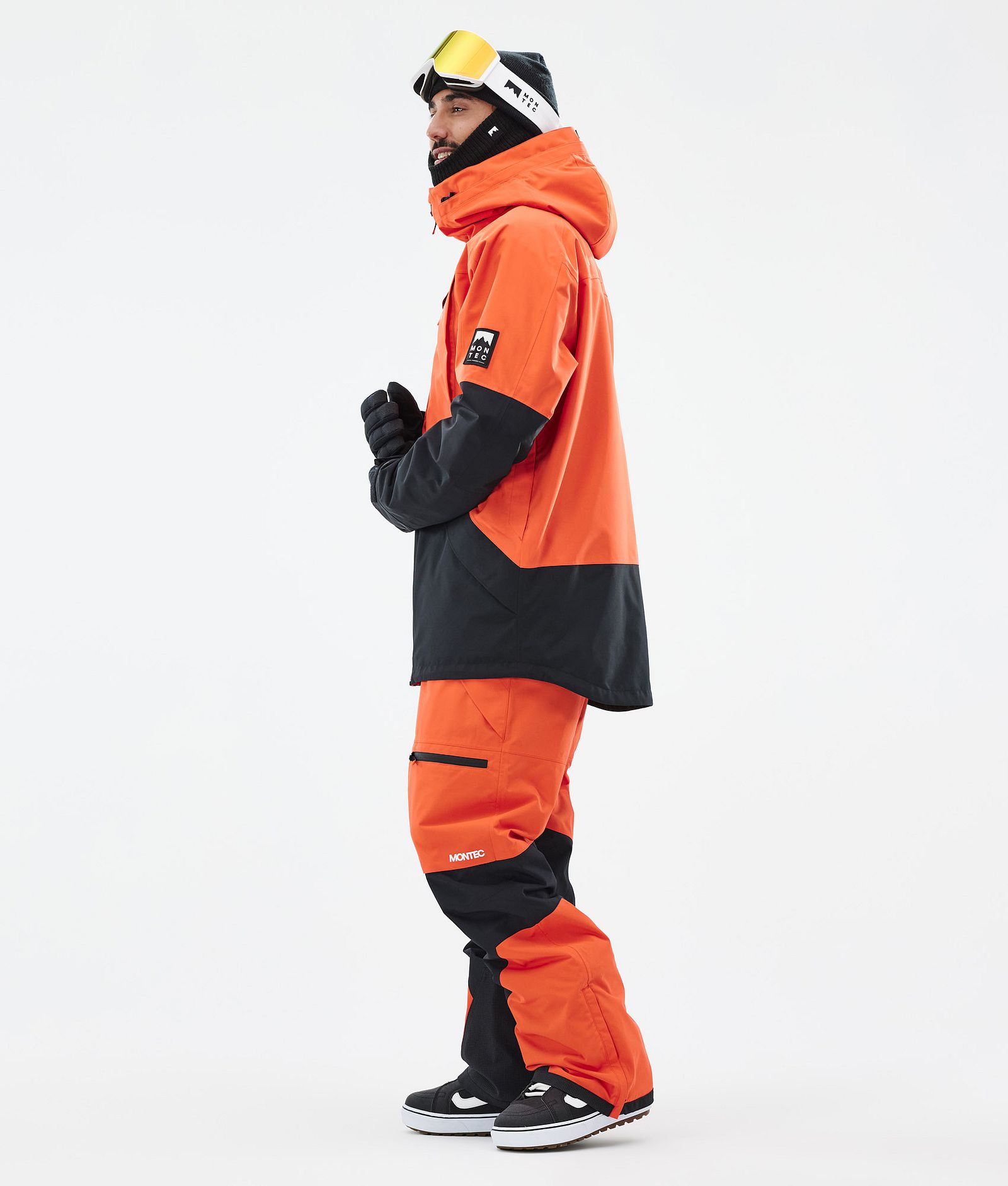 Montec Arch Snowboardjakke Herre Orange/Black, Bilde 4 av 10