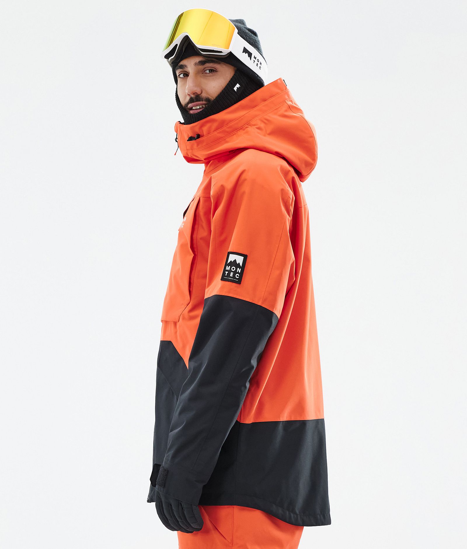 Montec Arch Snowboardjakke Herre Orange/Black, Bilde 6 av 10